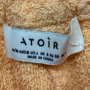 Atoir The‎ Villa Shorts Womens 6 Orange French Terry Relaxed Comfy Lounge Summer thumbnail 11