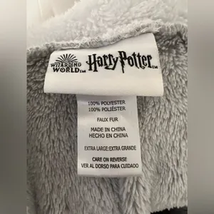 Harry Potter Hogwarts Hoody Gray Fleece‎ Mini Sweater Dress Size XL thumbnail 5