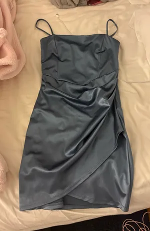 Windsor Blue Silk Dress thumbnail 1