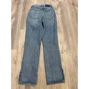 Abercrombie & Fitch The 90s Straight Ultra High Rise Light Wash Jeans Size 26 2S thumbnail 3