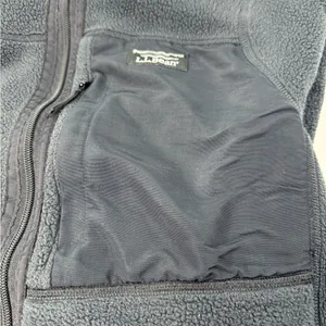 L.L. Bean Full Zip Fleece Jacket Black Size M thumbnail 5
