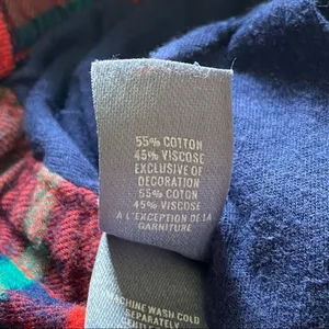 Aerie Pajama Pants Plaid Cotton Lounge Sleep Red Green Blue thumbnail 6