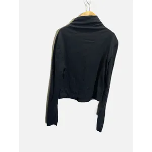 Yogalicious Mock Neck Top Womens S Black Zenly Evelyn Crop Long Sleeve‎ Athletic thumbnail 4