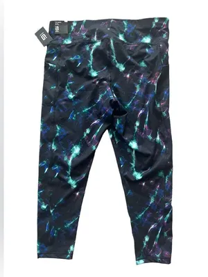 ID Ideology Celestial Sky 7/8 Leggings, Plus Size 2X, New with Tag thumbnail 5