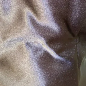 Vintage 90s Jessica McClintock Sweetheart Strapless Satin Gown, Chocolate Brown thumbnail 9
