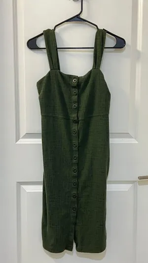 Madewell Green Dress in Size XXS thumbnail 3