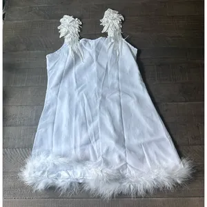 Modern Hero‎ Women's White Hot Angel Costume Dress Only Size Medium thumbnail 9