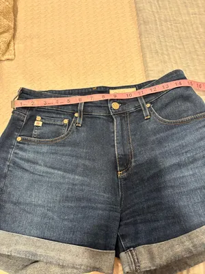 AG Adriano Goldschmied Hailey Rollup‎ Ex-Boyfriend Denim shorts size 27R thumbnail 13