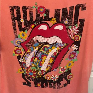 The Rolling Stones 60s Flower Power Graphic Tee XXL thumbnail 2
