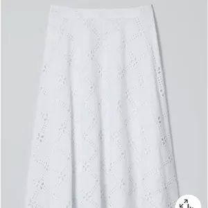 New‎ Eyelet Midi Skirt White thumbnail 5