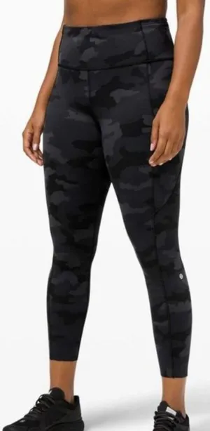 Lululemon Fast and Free Tight II 25" *Non-Reflective Nulux Heritage 365 Camo thumbnail 1