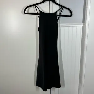 Girlfriend Collective The Naomi Workout Dress built in‎ Shorts Black Medium thumbnail 2