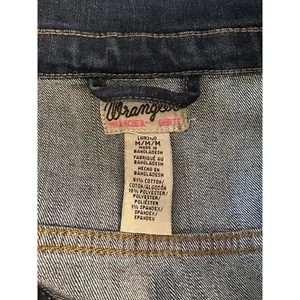 Wrangler Wrancher classic jean jacket Size Medium thumbnail 8