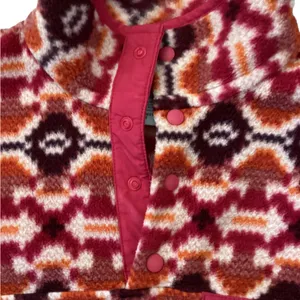 Patagonia Synchilla quarter snap pullover Pink and orange Aztec Print Size Small thumbnail 6