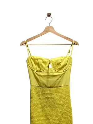 Tiger Mist Joslin Mini Dress Yellow Size XS Coquette Sabrina Carpenter Romantic thumbnail 7
