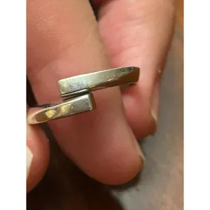 Ring band silver plated size 6.25 2.25g thumbnail 2