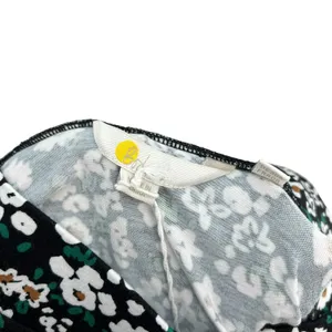 Boden Mini Skirt Jersey‎ Floral Pull-on Black White Size US 8R thumbnail 7