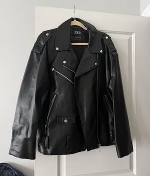 ZARA Leather Jacket thumbnail 1