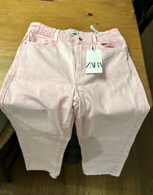 Zara High Rise Straight Jeans - Size 4 thumbnail 4