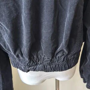We The Free Black Sure Thing Corduroy Bomber Jacket Relaxed Fit thumbnail 8