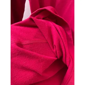 NIKE DRI-FIT Pink Long Sleeve Turtleneck Shirt Top Sz L Fuchsia Thumb Hole thumbnail 7