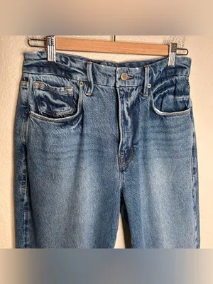 Good American Good Vintage Jagged Hem jeans 8/29 thumbnail 3