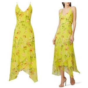 Harlyn Floral Printed V Neck Dress thumbnail 2