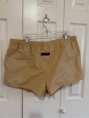 Fear of God Nylon Running Shorts Tan XXL thumbnail 2