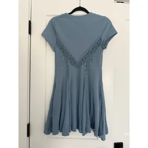 $128 New Free people Cruz Mini Dress - Blue - size 2 thumbnail 9