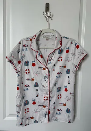TOSS Designs Lounge Pajama Shorts Medium - Apres Sea thumbnail 3