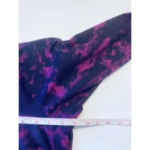 Lululemon Wunder Under Leggings Women 4 Plum Purple Black Tie Dye Mid‎ Rise Luon thumbnail 8