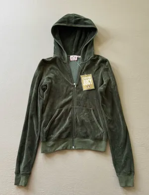 Vintage Y2K Juicy Couture Velour “Maiden Voyage” Zip Up Hoodie thumbnail 1