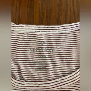American Eagle Soft & Sexy Striped Muscle Tank Top Large Purple thumbnail 7