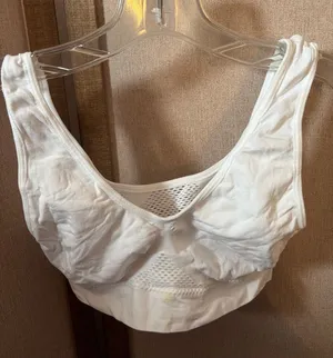 Seamless White Comfort Bralette - Women Intimates XL thumbnail 1