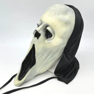 Paper Magic Group Halloween Scream Mask Vintage 2003 Hooded Skull Ghoul Adult thumbnail 4