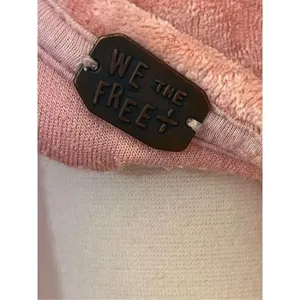 Free People Pink Crushed Velvet Split Hem Tunic Dress M thumbnail 5