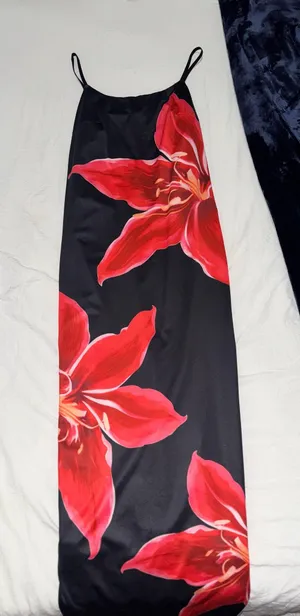 Midi dress Black Size M thumbnail 1