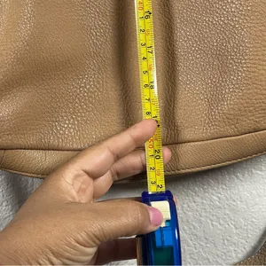 Fossil leather tote bag thumbnail 9