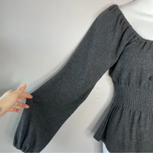 MADEWELL Smocked Peasant Top Womens Size Regency Milkmaid Cottagecore Whimsical thumbnail 6