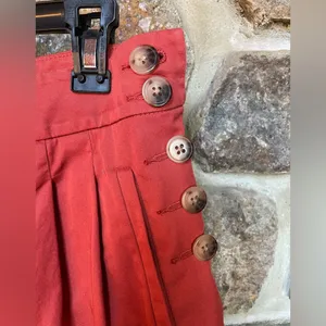 LOFT Wide Leg Pants in Rust Red thumbnail 5