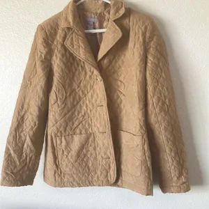 FINAL MARKDOWN Laura Scott quilted jacket medium thumbnail 1