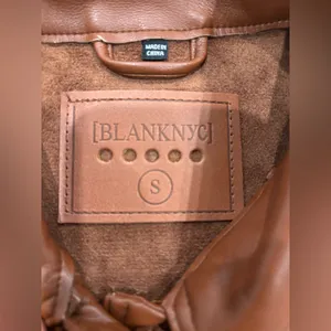 BlankNYC Women's Brown Faux Leather Jacket thumbnail 4