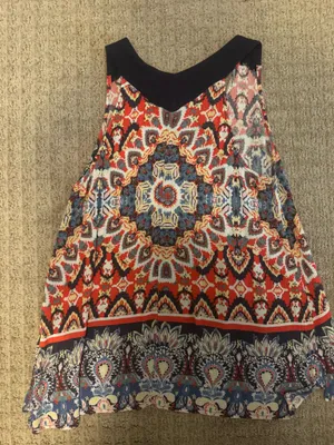 Sophie Rue Sleeveless Top Large Bandana Multi-Print thumbnail 3