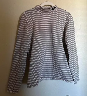 Stussy Striped Long Sleeve Turtleneck Shirt Sz XS multi colored‎ thumbnail 1