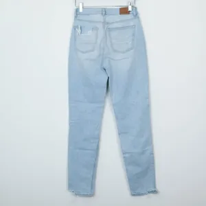 American Eagle Straight Taper Distressed Mom Jeans‎ Women's Size 00 Long thumbnail 5