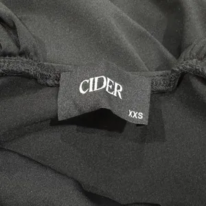 Cider Solid Black U-Neckline Ruffle Maxi Dress Women’s XXS thumbnail 4