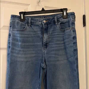 American Eagle Outfitters Women's Super High Rise Jegging in Blue Size 12 Long thumbnail 9