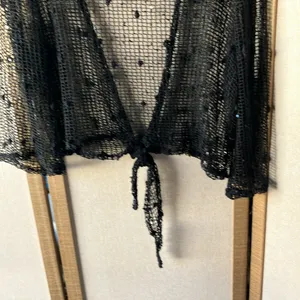 FINAL MARKDOWN Vejaiz Designs Black Knit cardigan small thumbnail 9
