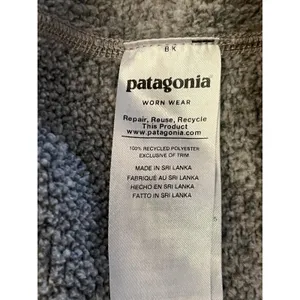 Patagonia Sweater Womens Small Gray Better Sweater 1/4 Zip Mock Neck Fleece thumbnail 9