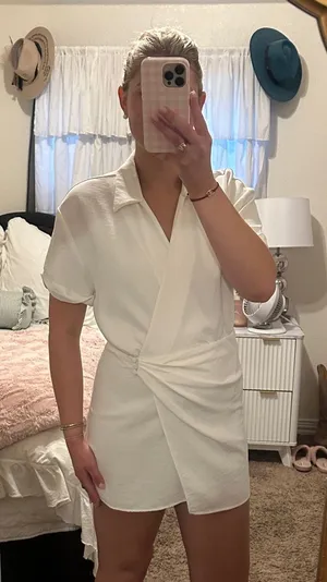Zara White Dress thumbnail 1